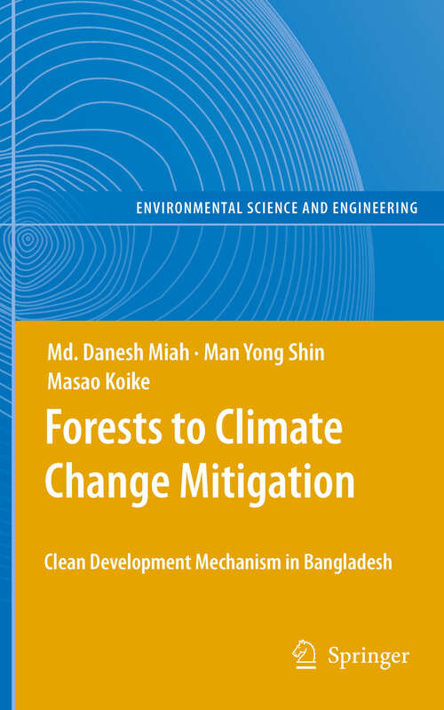 Book cover of Forests to Climate Change Mitigation