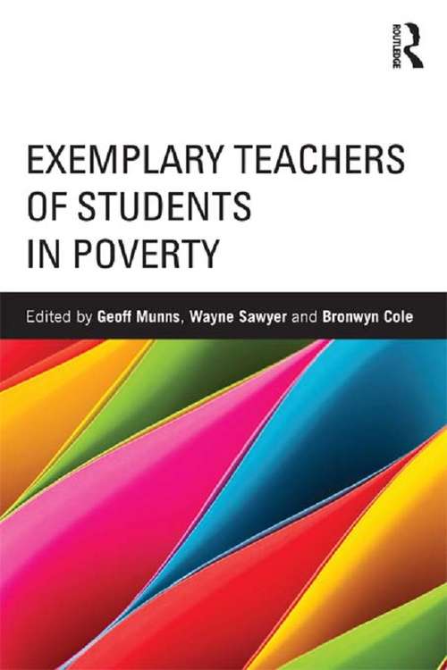 Book cover of Exemplary Teachers of Students in Poverty