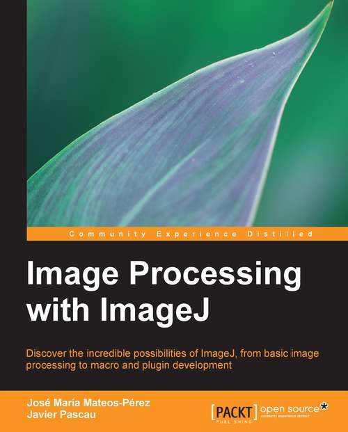 Book cover of Image Processing with ImageJ