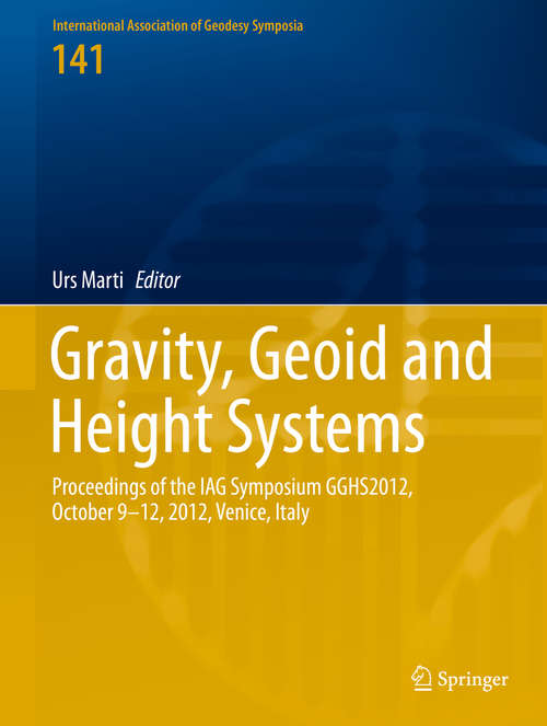 Book cover of Gravity, Geoid and Height Systems