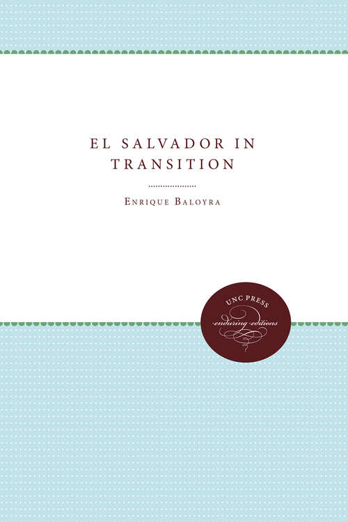 Book cover of El Salvador in Transition