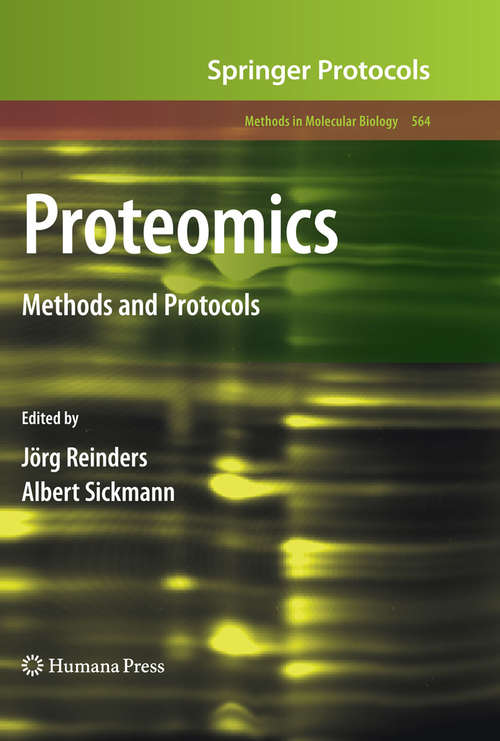 Book cover of Proteomics