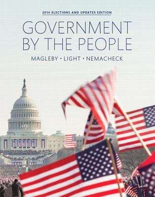 Book cover of Government By The People 2014 Elections and Updates Edition