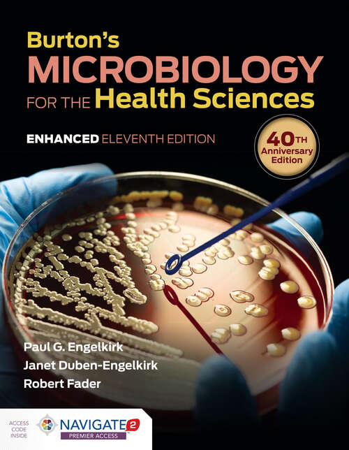 Book cover of Burton's Microbiology for the Health Sciences, Enhanced Edition (11)