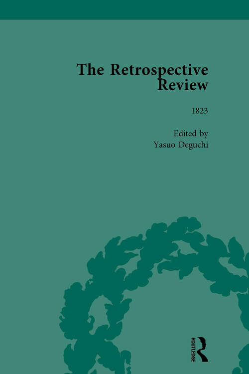 Book cover of The Retrospective Review Vol 8