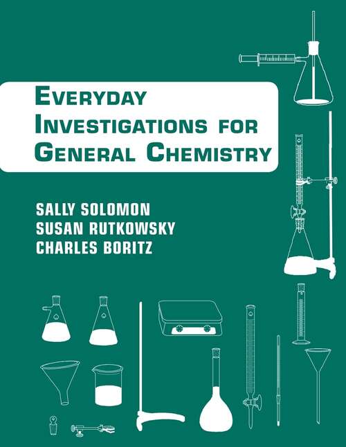 Book cover of Chemistry: An Everyday Approach To Chemical Investigation