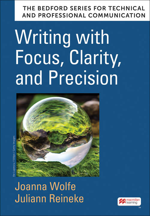 Book cover of Writing with Focus, Clarity, and Accuracy: Bedford Series for Technical and Professional Communication (First Edition)