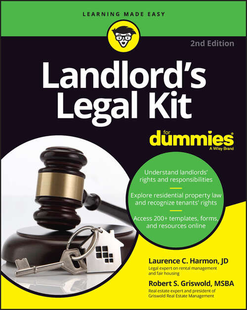 Book cover of Landlord's Legal Kit For Dummies (2)