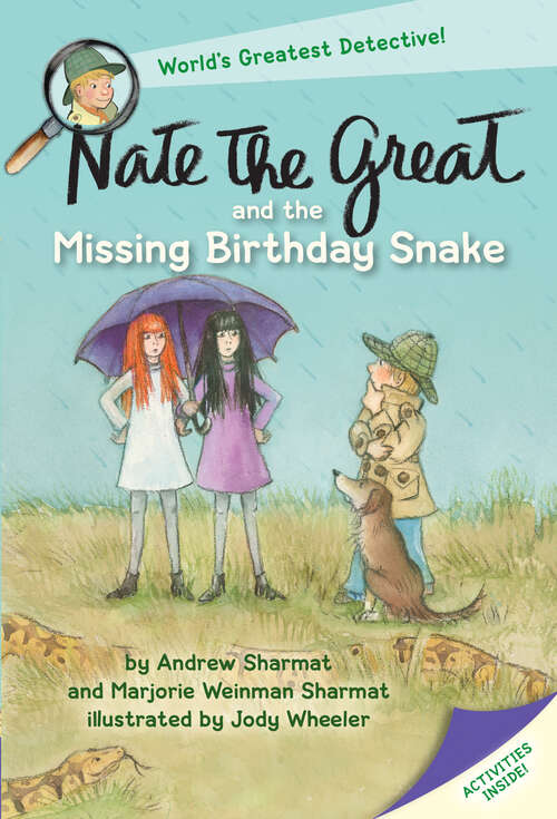 Book cover of Nate the Great and the Missing Birthday Snake (Nate the Great)