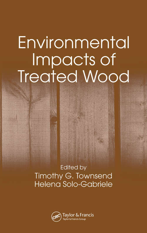 Book cover of Environmental Impacts of Treated Wood