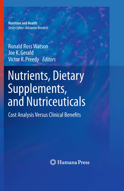 Book cover of Nutrients, Dietary Supplements, and Nutriceuticals