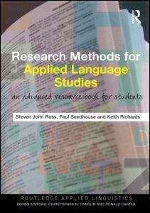 Book cover of Research Methods for Applied Language Studies: An Advanced Resource Book for Students