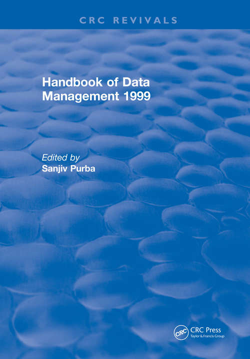 Book cover of Handbook of Data Management: 1999 Edition