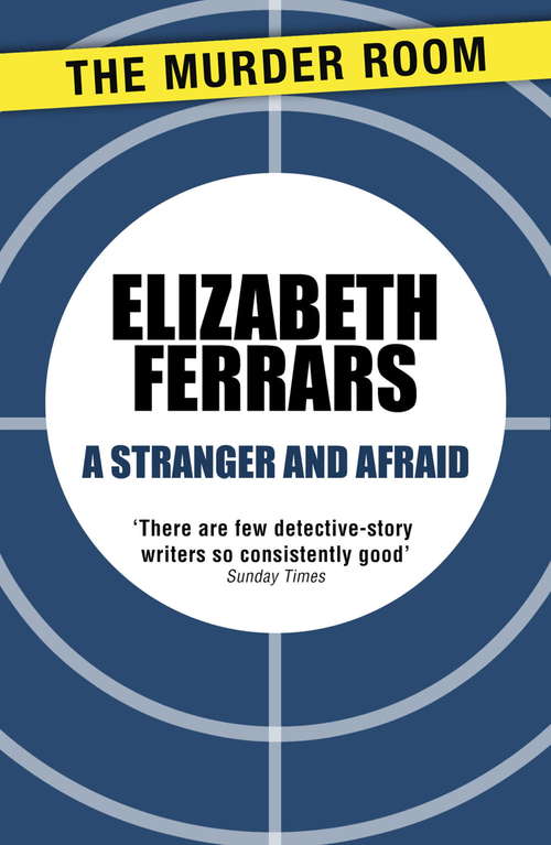 Book cover of A Stranger and Afraid