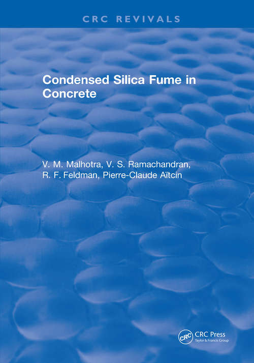 Book cover of Condensed Silica Fume in Concrete