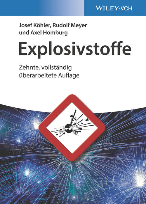 Book cover of Explosivstoffe (10. Auflage)