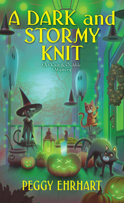 Book cover of A Dark and Stormy Knit (A Knit & Nibble Mystery #11)