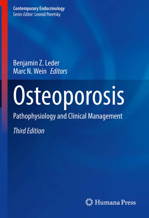 Book cover of Osteoporosis: Pathophysiology and Clinical Management (3rd ed. 2020) (Contemporary Endocrinology)