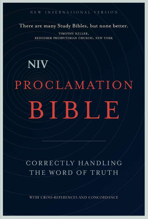 Book cover of NIV Proclamation Bible