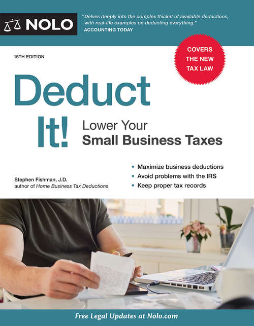 Book cover of Deduct It!: Lower Your Small Business Taxes