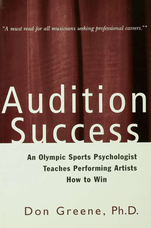 Book cover of Audition Success (A\theatre Arts Book Ser.)