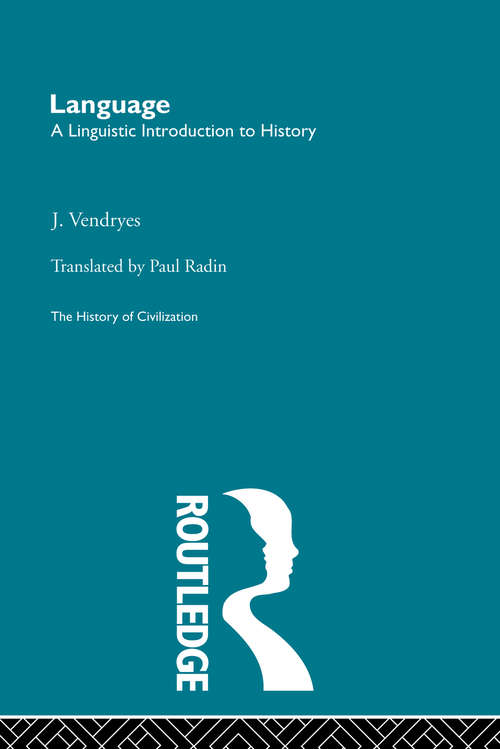 Book cover of Language: Indiana University Publications In Anthropology And Linguistics (University Of California Publications In American Archaeology And Ethnology: Vol. 27)