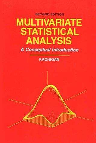 Book cover of Multivariate Statistical Analysis: A Conceptual Introduction (2)