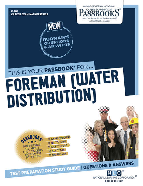 Book cover of Foreman (Water Distribution): Passbooks Study Guide (Career Examination Series: C-1416)