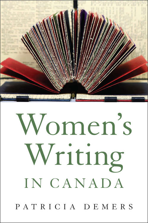 Book cover of Women’s Writing in Canada (Women's Writing in English)