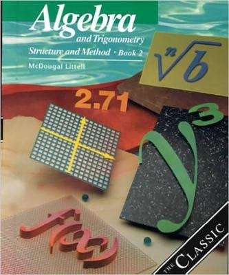 Book cover of Algebra and Trigonometry: Structure and Method (Book 2)