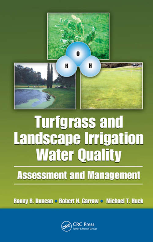 Book cover of Turfgrass and Landscape Irrigation Water Quality: Assessment and Management