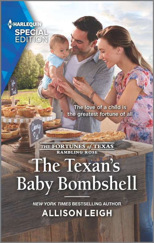 Book cover of The Texan's Baby Bombshell: The Ceo, The Puppy And Me (the Bartolini Legacy) / The Texan's Baby Bombshell (the Fortunes Of Texas: Rambling Rose) (Original) (The Fortunes of Texas: Rambling Rose #6)