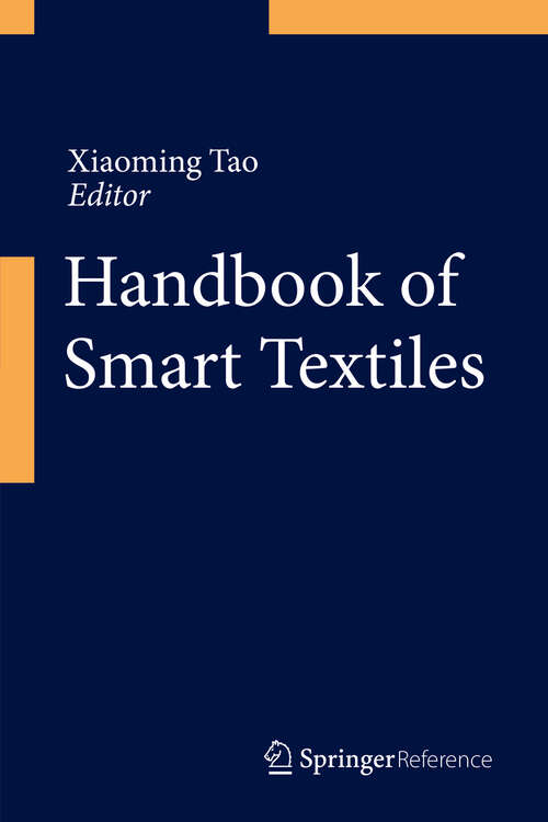 Book cover of Handbook of Smart Textiles