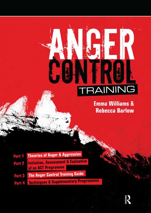 Book cover of Anger Control Training