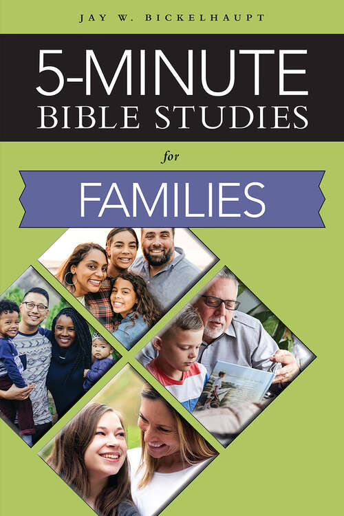 Book cover of 5-Minute Bible Studies: For Families (5-Minute Bible Studies)