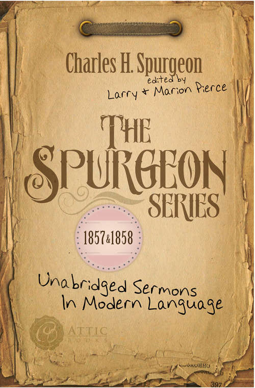 Book cover of The Spurgeon Series 1857 & 1858