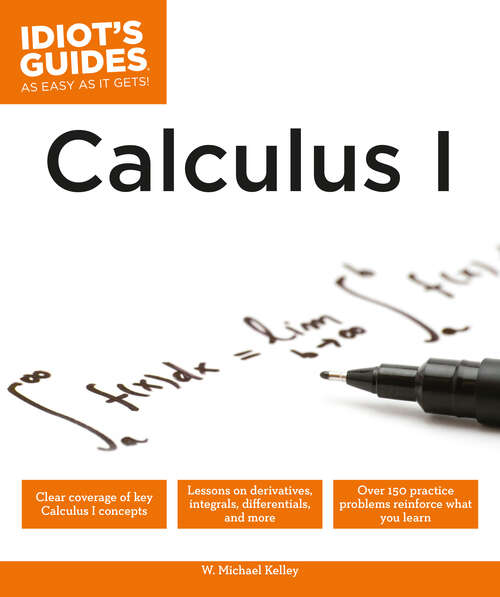 Book cover of Calculus I (Idiot's Guides)