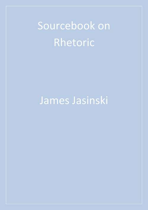 Book cover of Sourcebook on Rhetoric