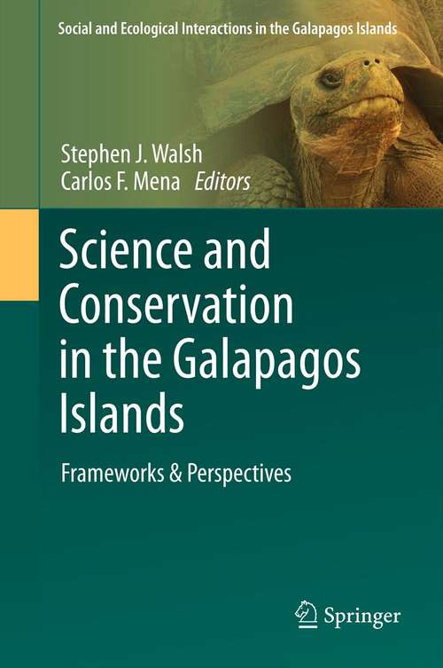 Book cover of Science and Conservation in the Galapagos Islands