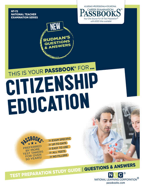 Book cover of Citizenship Education: Passbooks Study Guide (National Teacher Examination Series (NTE))