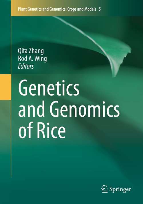 Book cover of Genetics and Genomics of Rice