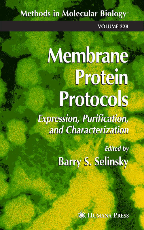 Book cover of Membrane Protein Protocols