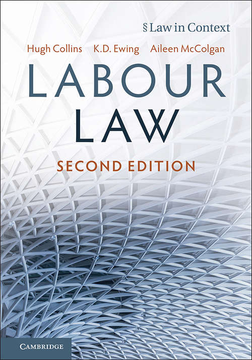 Book cover of Labour Law (Law in Context)