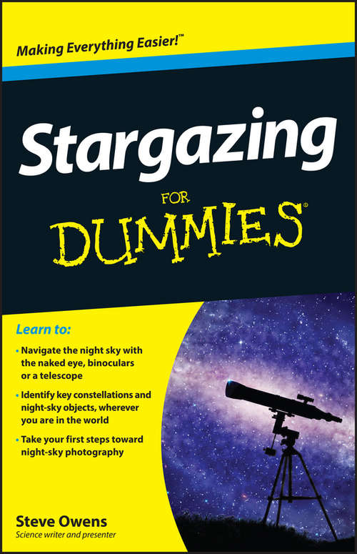 Book cover of Stargazing For Dummies