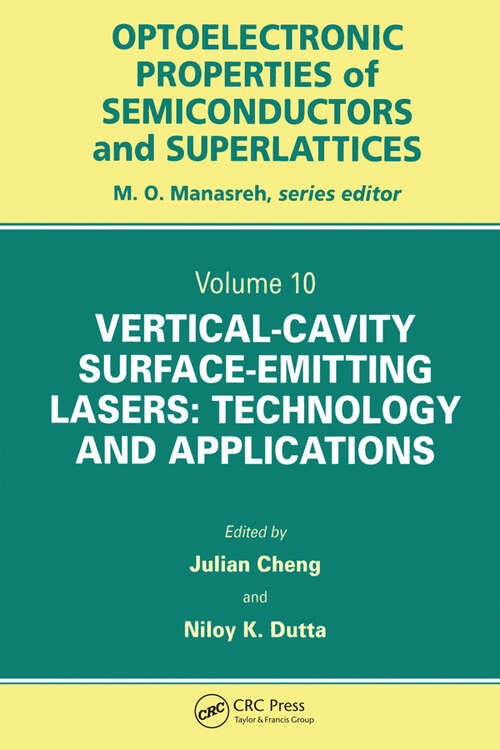 Book cover of Vertical-Cavity Surface-Emitting Lasers: Technology and Applications