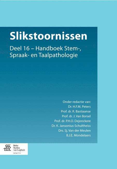 Book cover of Slikstoornissen: Deel 16 - Handboek Stem-, Spraak- en Taalpathologie