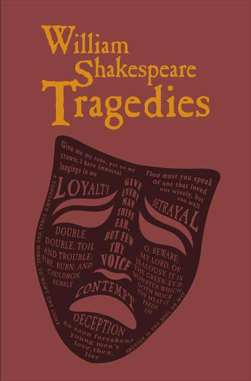 Book cover of William Shakespeare Tragedies (Word Cloud Classics)
