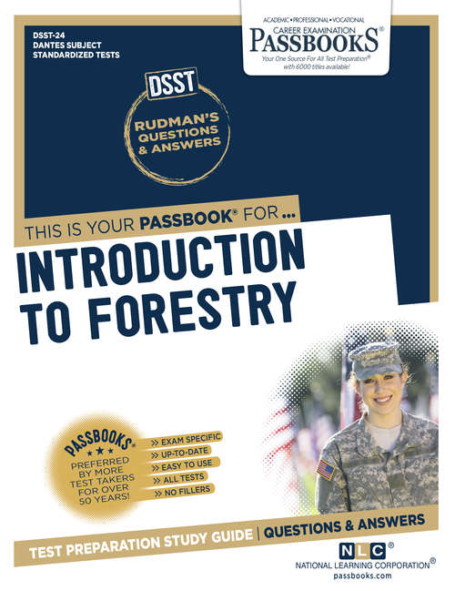 Book cover of INTRODUCTION TO FORESTRY: Passbooks Study Guide (DANTES Subject Standardized Tests (DSST))