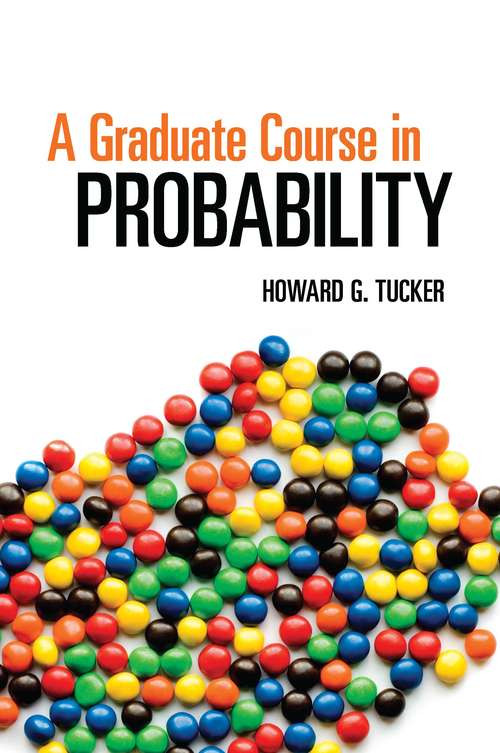 Book cover of A Graduate Course in Probability (Dover Books on Mathematics)