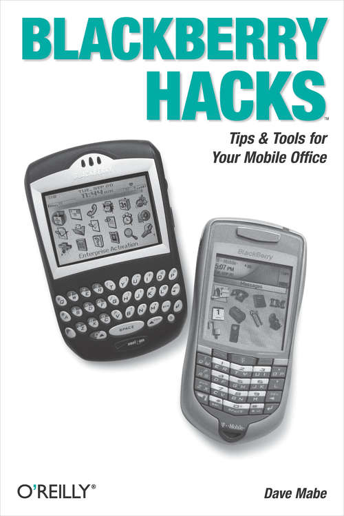 Book cover of BlackBerry Hacks